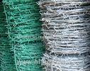 Residential Buildings Galvanised Barbed Wire Traditional / Double Twisted