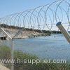 Silver Blue Green Security Razor Wire Smooth Surface For Farm Land / Hospitals