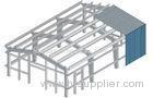Safety Multi Layer Workshop Steel Building Frame ISO9001 SGS Certification