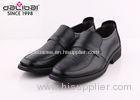 Classic Style Slip On cap toe Men Leather dress Shoes Flat Low Top Men working shoes