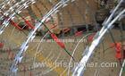 Custom Security Single Coiled Razor Wire High Protection Neat Appearance