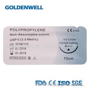 Medical Surgcical Polypropylene Suture