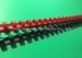 Colorful 1/2 Inch Wire Binding Combs 100Pcs / Box With Flexible Teeth