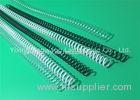 Eco - Friendly Spiral Binding Coils Clear / Black / White Over Traditional Comb Spines
