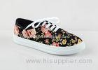 Mens / Womens Canvas Shoes Lace Up Sneakers Lightweight Custom Made Lining