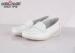 DALIBAI cow leather TPR slip on white nurse work shoes with heel for clinics working
