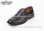 senior executive slip on cow leather dress shoes for businessmen in working