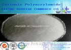 Cationic Polyacrylamide Water Soluble Polymer For Sludge Dewatering / Water Clarifying