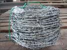 Corrosion Resistance Galvanized Barbed Wire For Penitentiaries / Railway Stations