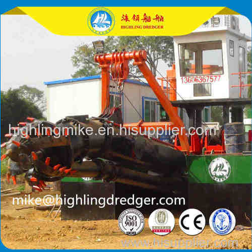 Dredger water flow2000m³/h and discharge 350mm/14inch