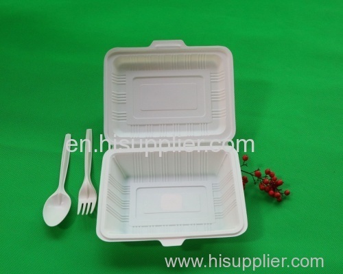 Eco-Friendly To-Go Food Container/Biodegradable CornstarchTableware