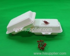 Disposable biodegradable bagasse food box/ bagasse food container