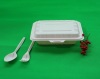 China factory corn starch takeaway food container/food box