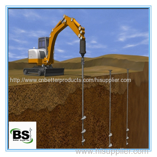 North American Market Helical Anchors/Piles/Screw Piles/Screw Anchors for Foundation Repair