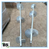Helical Piles/Pilings/Piers/Screw Anchors Used for Basement Waterproofing