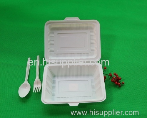 FDA Approved Biodegradable Food Packagin Boxes/Disposable Food Steamer Lunch Boxes