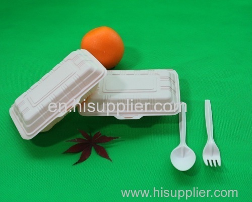 Take Away Food Packaging Container with Disposable Feature