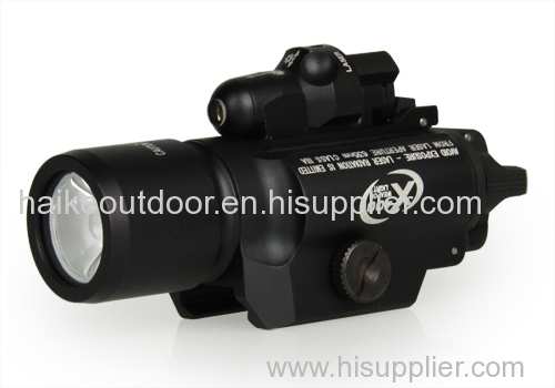 tactical X400 Ultra LED Weapon Light with red laser For Indicator Hunting/bycyling/hiking