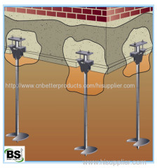 Easy Mounting Practical Round Helical Screw Piles/Piers Guy Adaptors