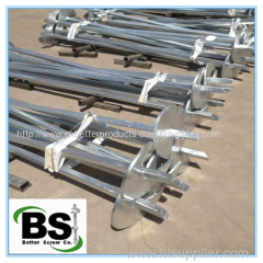Hot Dipped Galvanized Round Shaped Screw Helical Piles/Piers/Anchors