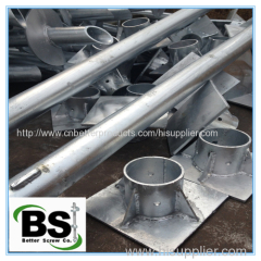 Hot Dipped Galvanized Round Shaped Screw Helical Piles/Piers/Anchors