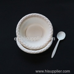 Disposable Hard Plastic Bowls/Biodegradable Plastic Rice Bowl for Japanese