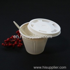 400ML Disposable Paper Soup Bowls with Lids/Take Out Bowls