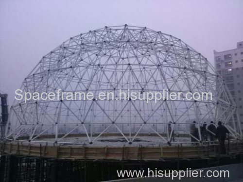 High quality steel structure roofing space frame dome