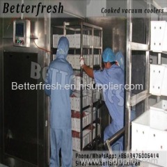 Betterfresh ready food rice snack Vacuum cooler/tube/chiller/cooling machine