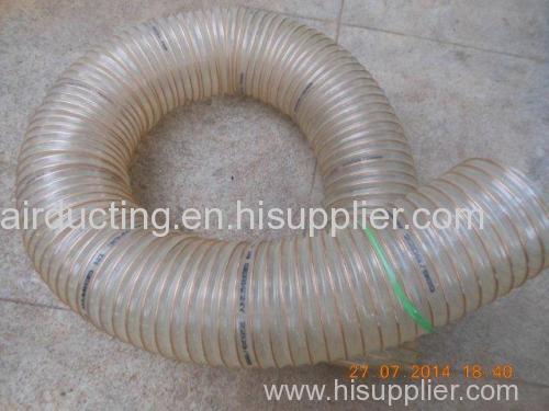 PVC transparent flexible vent duct