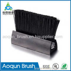 escalator safety skirt brush