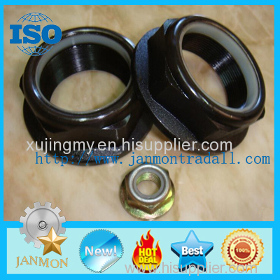 High Strength Nylon Lock Nut High tensile nylon lock nut Zinc plated nylon lock nut Lock nut with nylon Zinc castle nut