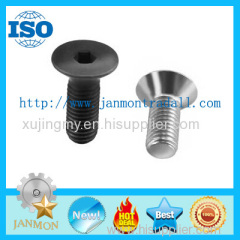 High Strength Hexagon Socket Countersunk Screw Zinc hexagonal socket nut Black oxide hex socket nut Steel hex socket nut