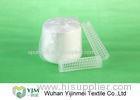 100% Nature White Garment Polyester Twist Yarn On Paper Core / Plastic Tube