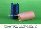 Plastic Cone Dyed Polyester Industrial Sewing Machine ThreadFor Textile / Garment