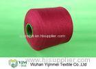 Red Color Plastic Core Polyester Knitting Yarn High Strength For Sewing Machine