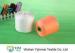 Plastic Tube 100% Polyester Spun YarnWith Ring Spun / TFO Technics