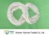 Pure White TFO Polyester Spun Yarn Hank With 100% PES Short Fiber Material