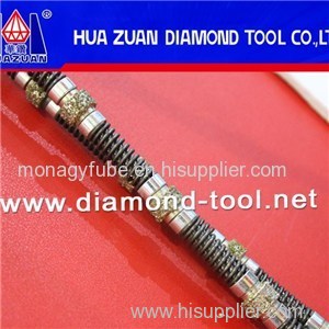 Electroplated Diamond Wire Saw For Marble Quarrying And Concrete Cutting