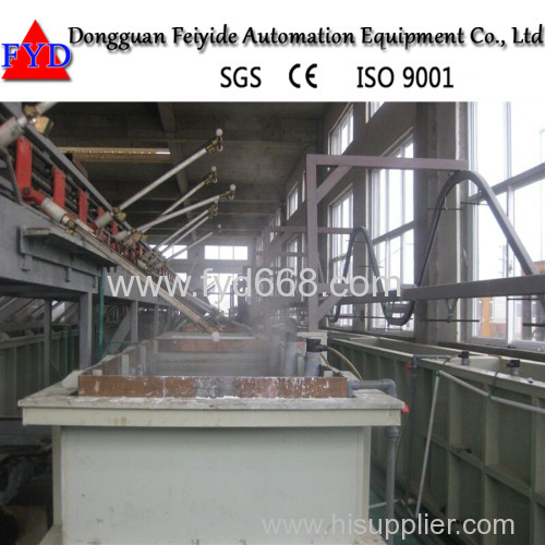 Feiyide Fishing Type Automatic Electroplating Line for Gold Silver Nickel Copper Plating