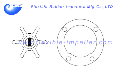 Flexible Rubber Impellers for Aifa Iveco 514 & 600 Marine Engine
