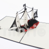 Pirate ship Pop Up Card Handmade Greeting Card