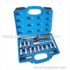 17pcs Diesel Injector Seat Cutter Set Universal Tool Kit