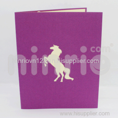 Eight house Pop Up Card Handmade Greeting Card