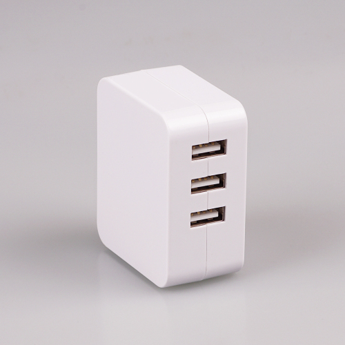 SHENZHEN Xinspower 5v4.8A 3USB Plug white OEM travel USB charger