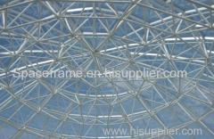 Space frame roofing system steel stucture dome