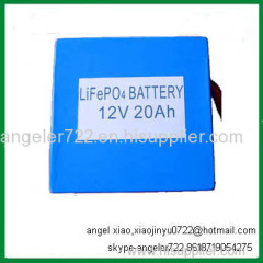 battery solar 12v 20ah LiFePO4 rechargeable battery for led light