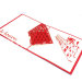 Louvre Museum-3d card-building card-birthday card-pop up card-handmade card-greeting card-laser cut-paper cutting