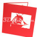 Sailboat 5-pop up card-3d card-handmade card-birthday card-greeting card-laser cut-paper cutting