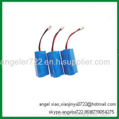 11.1V Li-ion battery pack 1800mAh 18650 for power supply